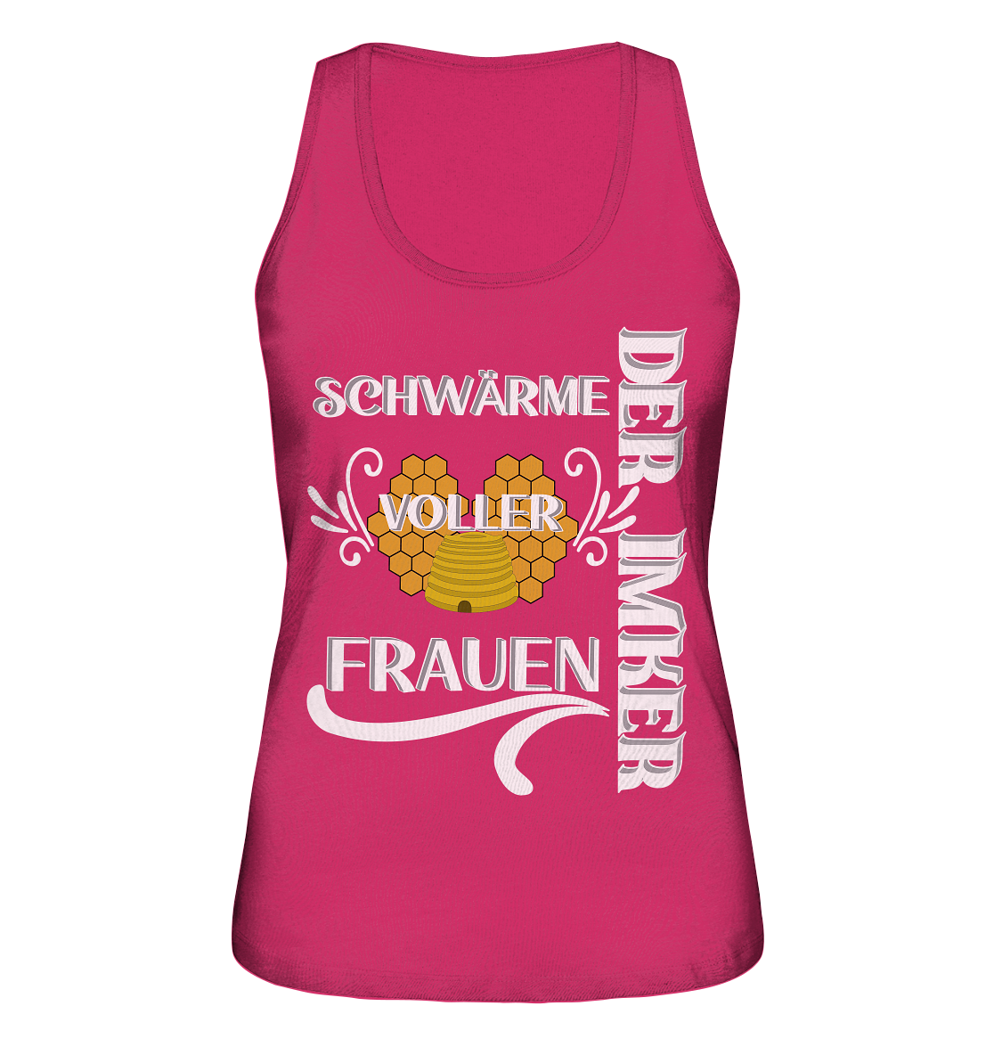 Der Imker, schwärme voller Frauen, Imkerei, Helden, Helles Motiv - Ladies Organic Tank-Top