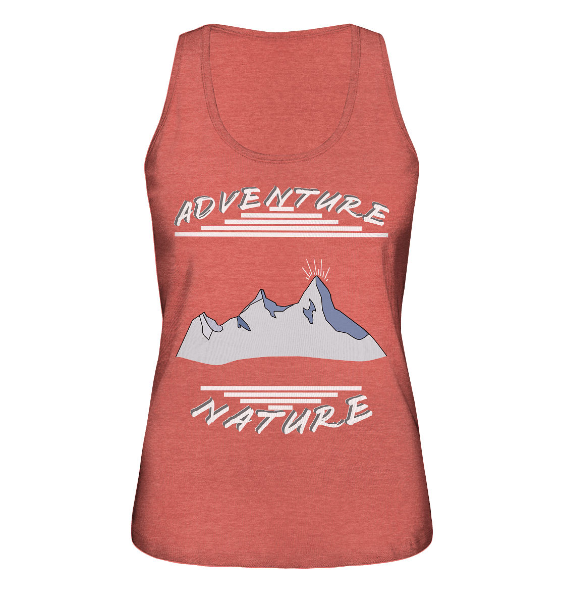 Adventure Nature, Abenteuer Natur, Camping, Geocaching - Ladies Organic Tank-Top