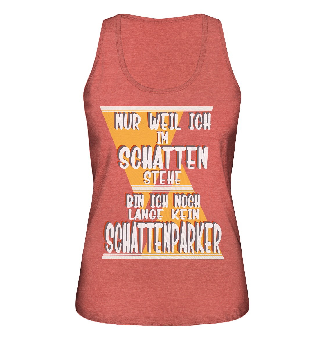 Schattenparker, mein Statement, Helles Design - Ladies Organic Tank-Top