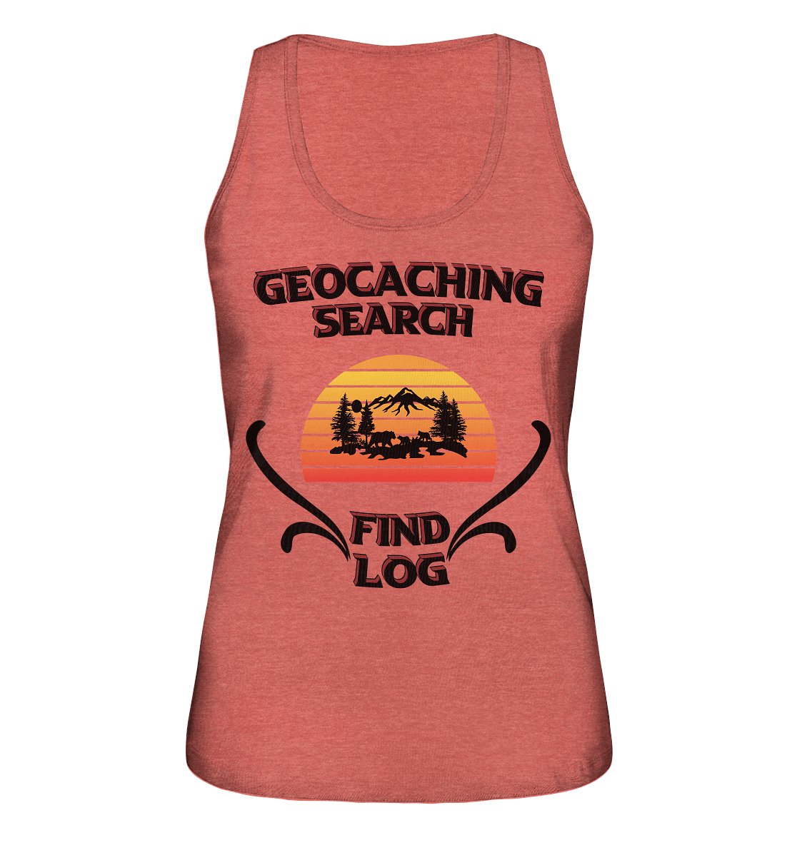 Geocaching, Suchen, Finden und Log, Geocaches - Ladies Organic Tank-Top