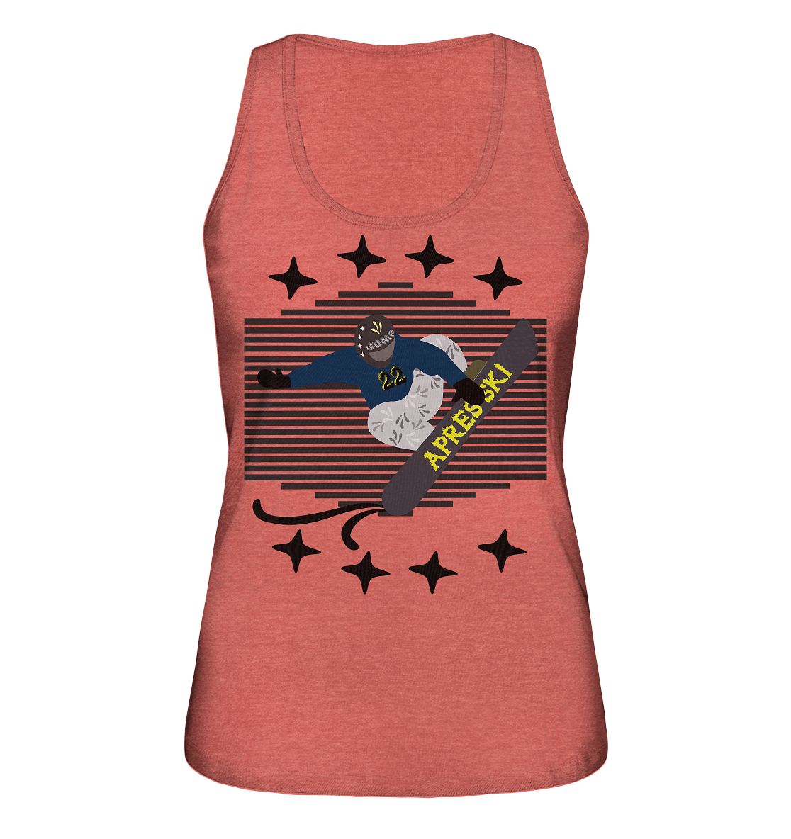 Snowboarding, Apres- Ski, Snowboard, - Ladies Organic Tank-Top