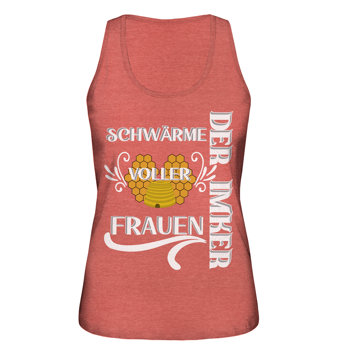 Der Imker, schwärme voller Frauen, Imkerei, Helden, Helles Motiv - Ladies Organic Tank-Top