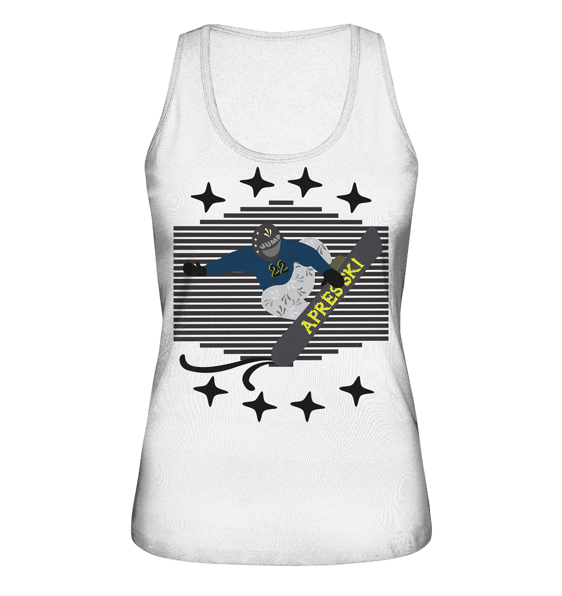 Snowboarding, Apres- Ski, Snowboard, - Ladies Organic Tank-Top