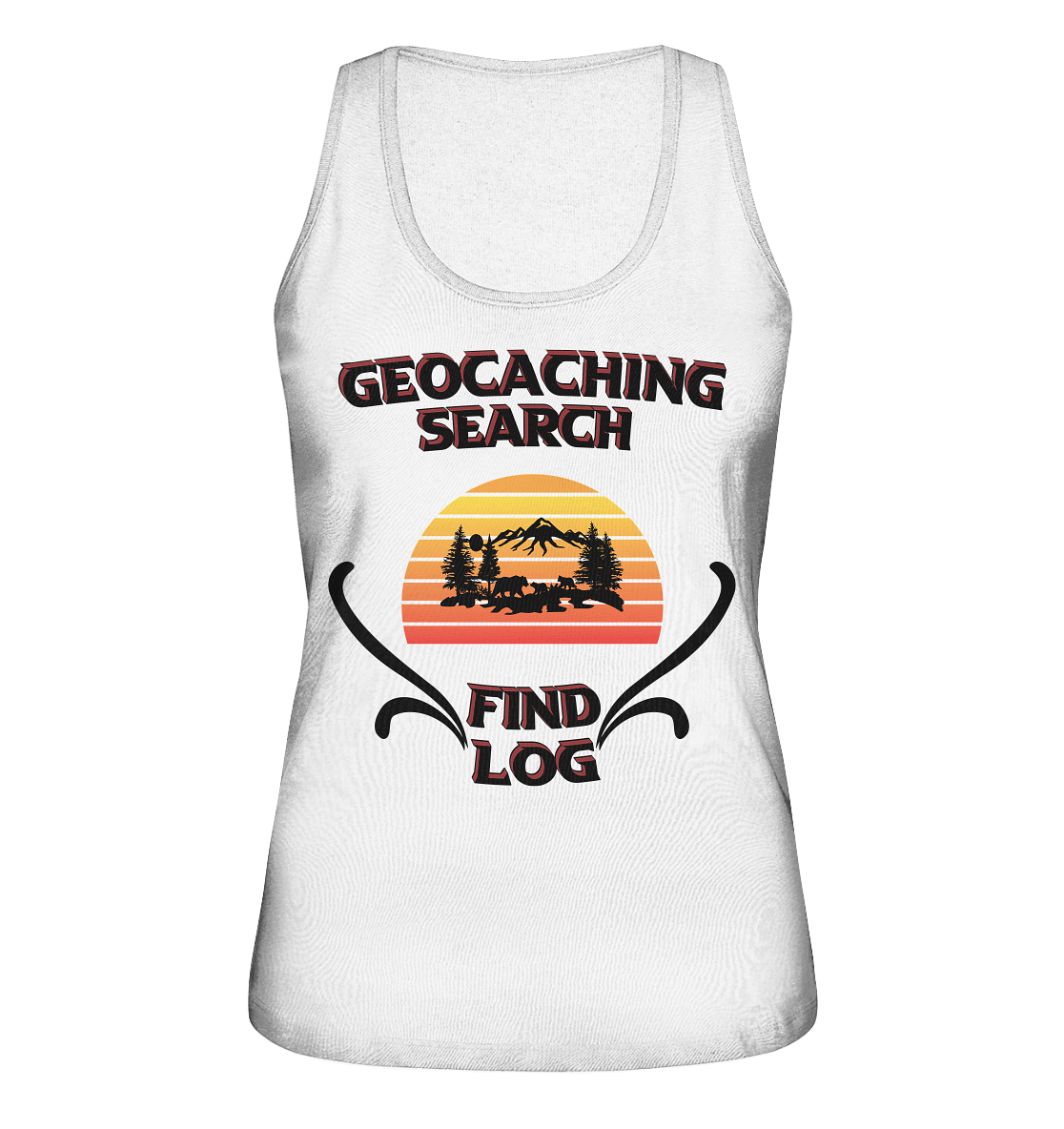 Geocaching, Suchen, Finden und Log, Geocaches - Ladies Organic Tank-Top