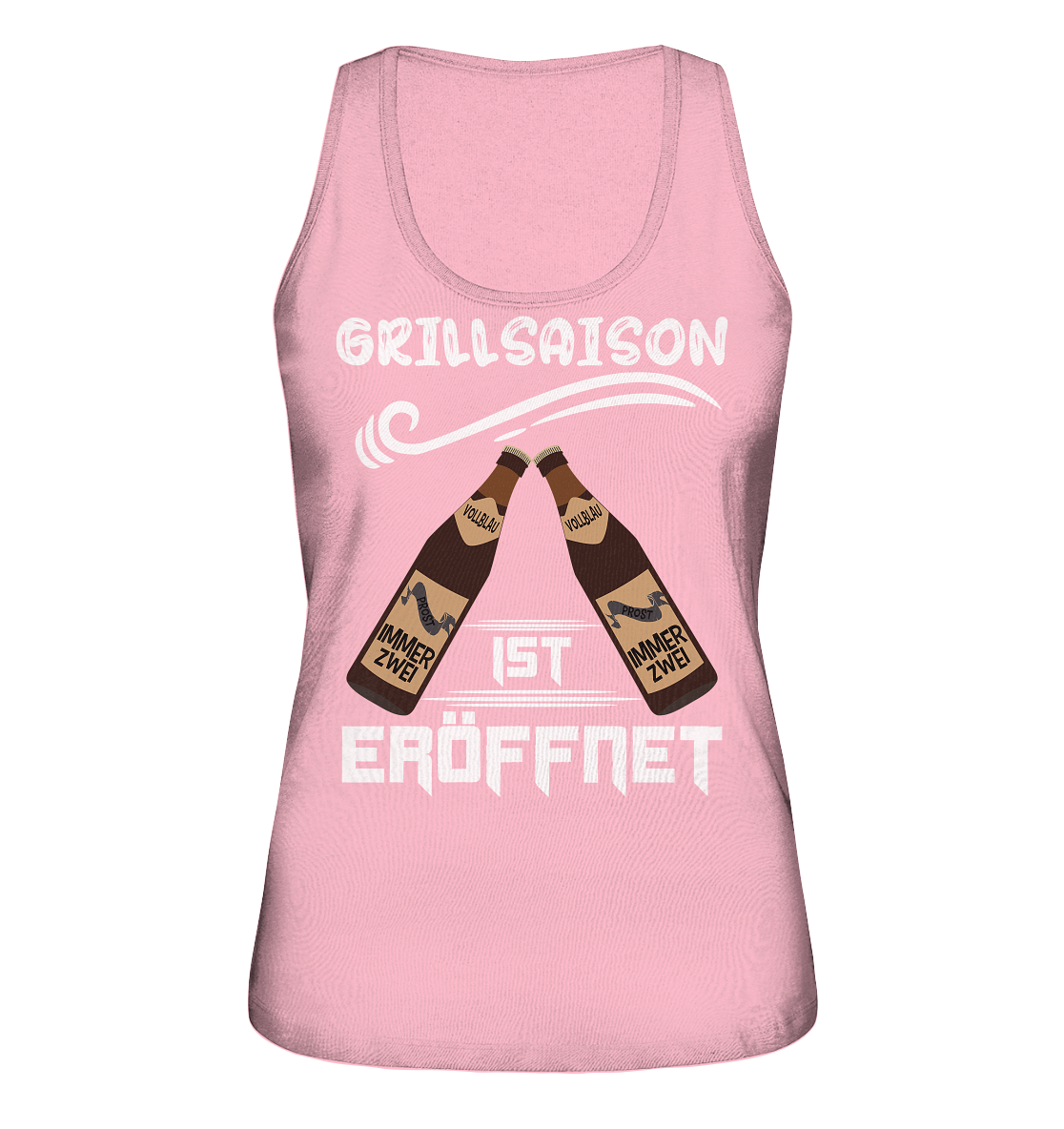 Grillsaison ist eröffnet, Grillen, Party, Feiern, Helles Design - Ladies Organic Tank-Top