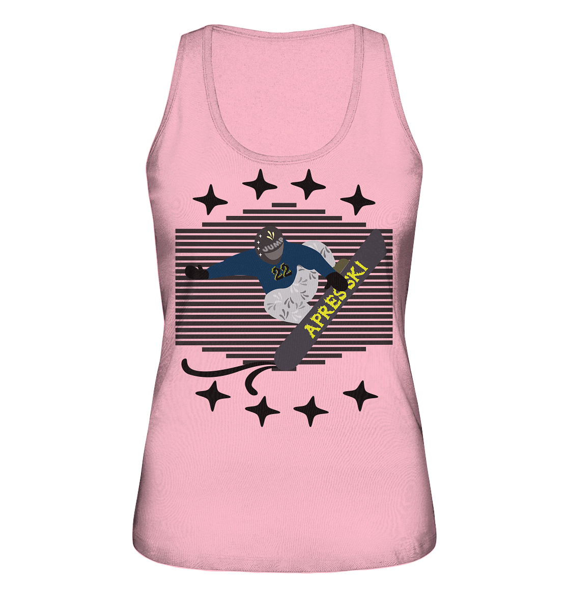 Snowboarding, Apres- Ski, Snowboard, - Ladies Organic Tank-Top