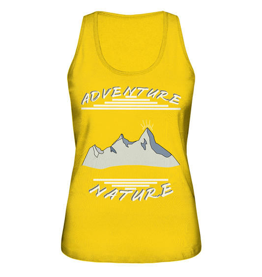 Adventure Nature, Abenteuer Natur, Camping, Geocaching - Ladies Organic Tank-Top