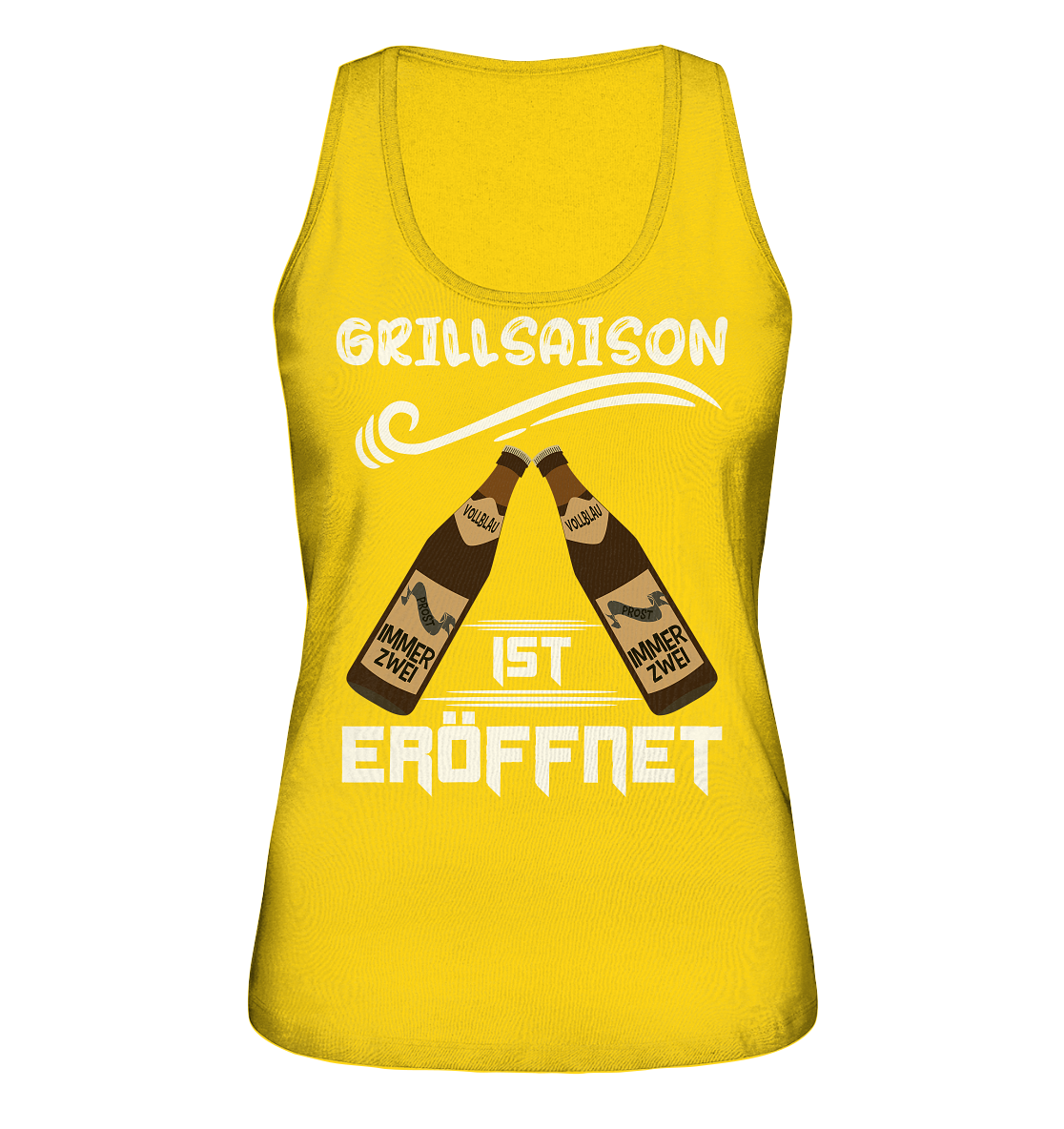 Grillsaison ist eröffnet, Grillen, Party, Feiern, Helles Design - Ladies Organic Tank-Top