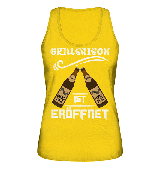 Grillsaison ist eröffnet, Grillen, Party, Feiern, Helles Design - Ladies Organic Tank-Top