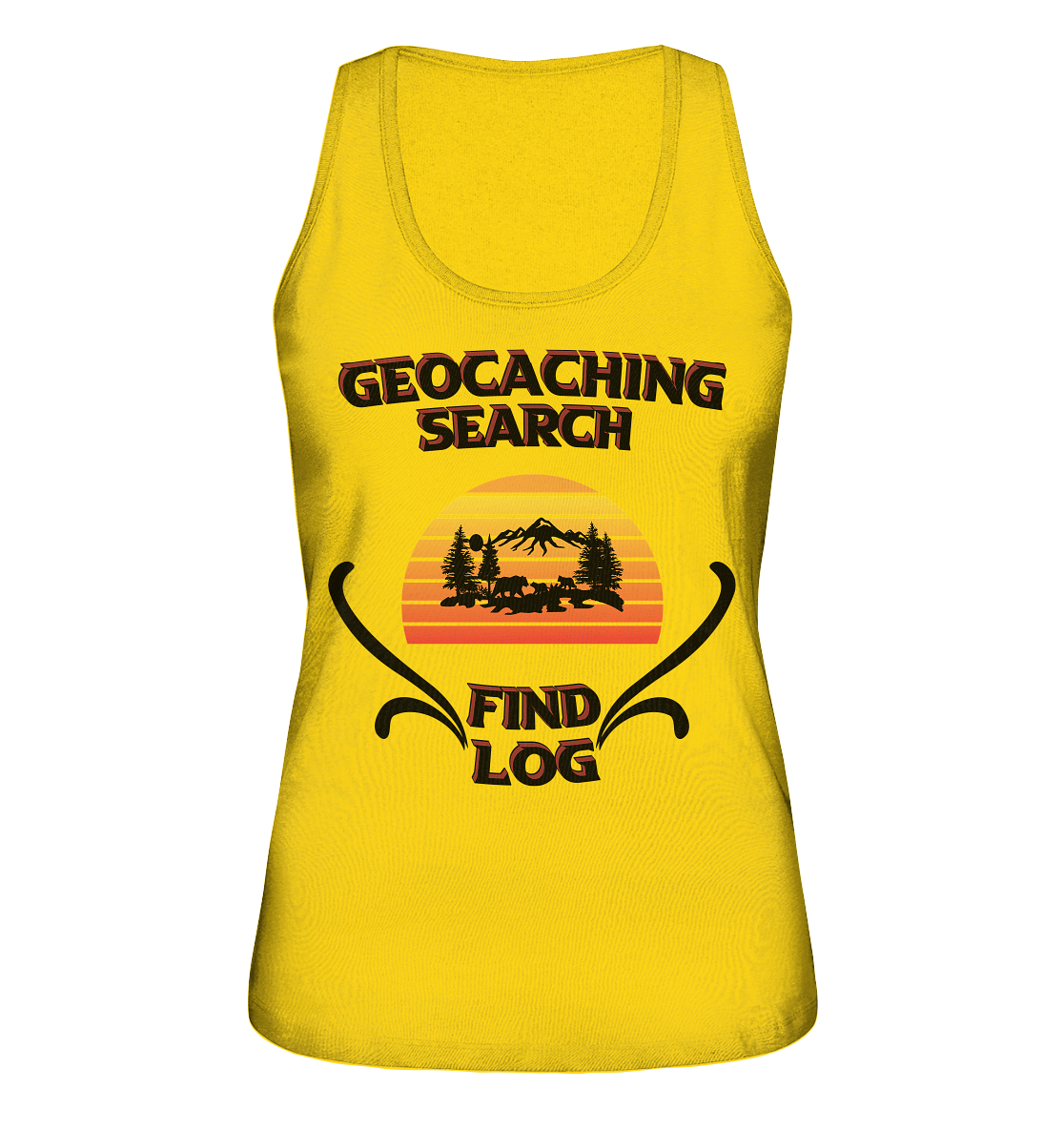 Geocaching, Suchen, Finden und Log, Geocaches - Ladies Organic Tank-Top