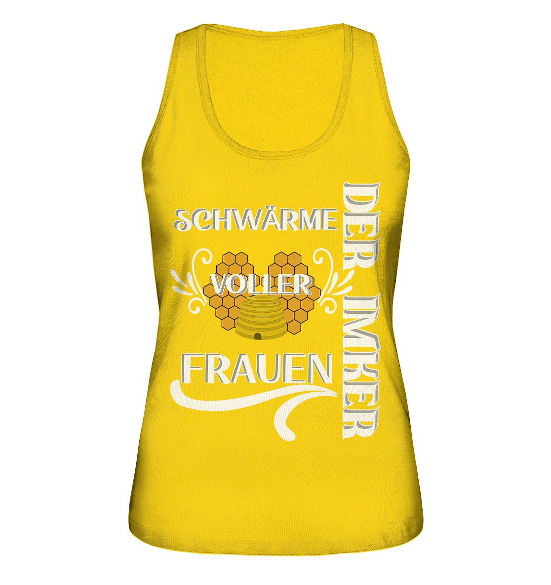 Der Imker, schwärme voller Frauen, Imkerei, Helden, Helles Motiv - Ladies Organic Tank-Top