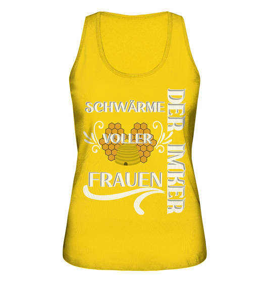 Der Imker, schwärme voller Frauen, Imkerei, Helden, Helles Motiv - Ladies Organic Tank-Top