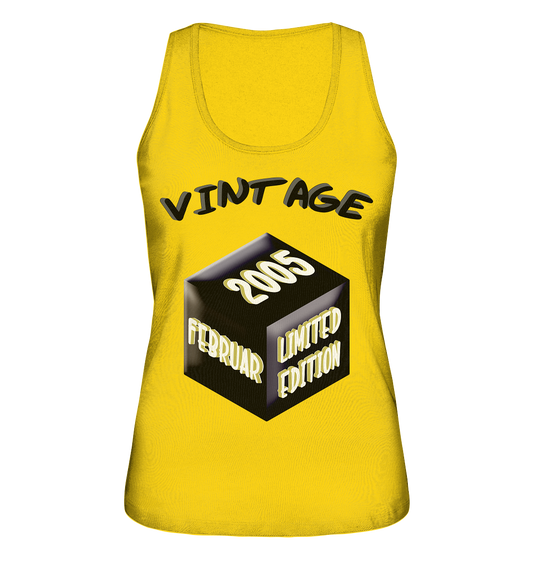 Vintage 2005 FEB Limited Edition, Geschenk zum 18 - Ladies Organic Tank-Top