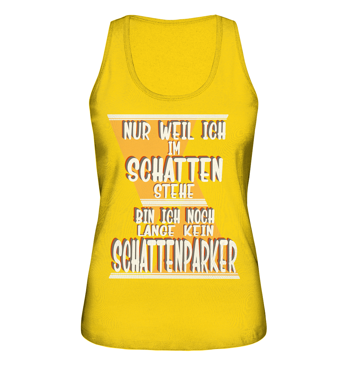 Schattenparker, mein Statement, Helles Design - Ladies Organic Tank-Top