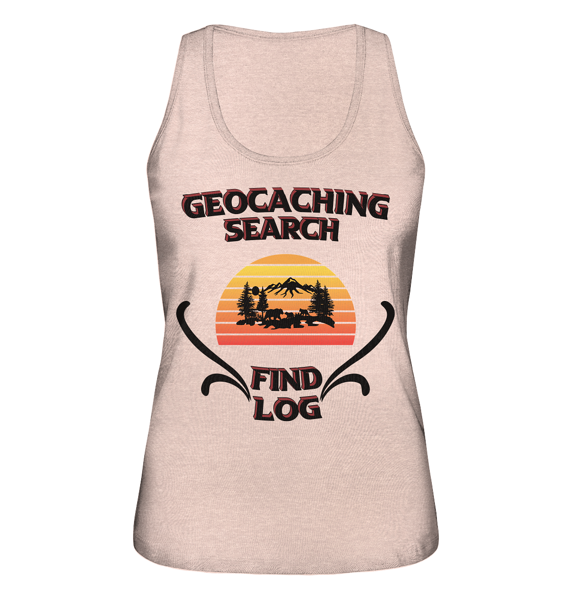 Geocaching, Suchen, Finden und Log, Geocaches - Ladies Organic Tank-Top