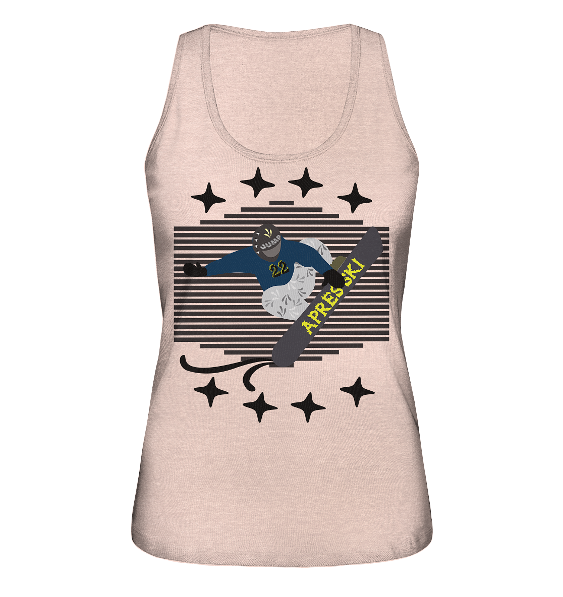 Snowboarding, Apres- Ski, Snowboard, - Ladies Organic Tank-Top