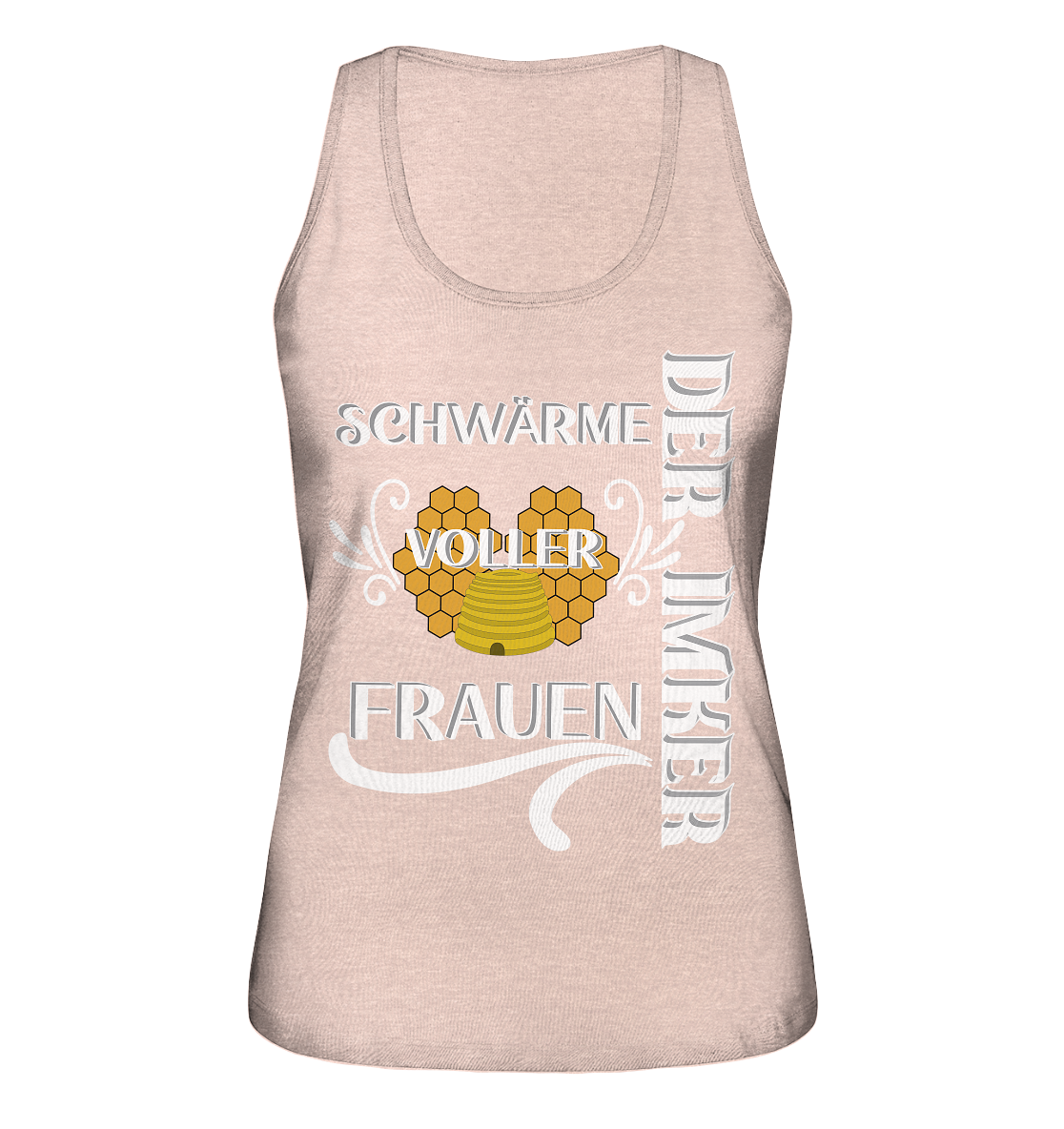 Der Imker, schwärme voller Frauen, Imkerei, Helden, Helles Motiv - Ladies Organic Tank-Top