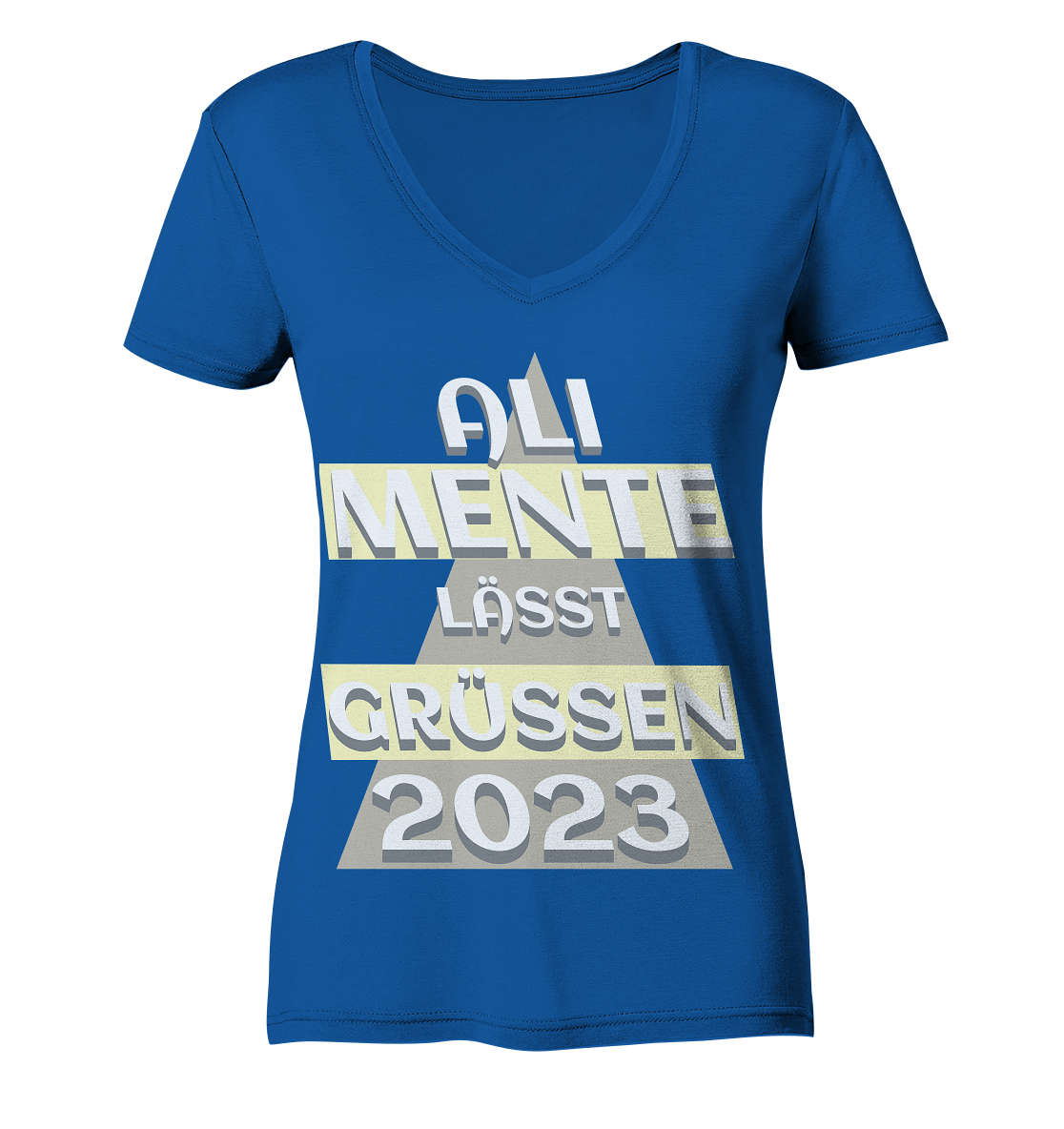 Ali Mente - Ladies Organic V-Neck Shirt