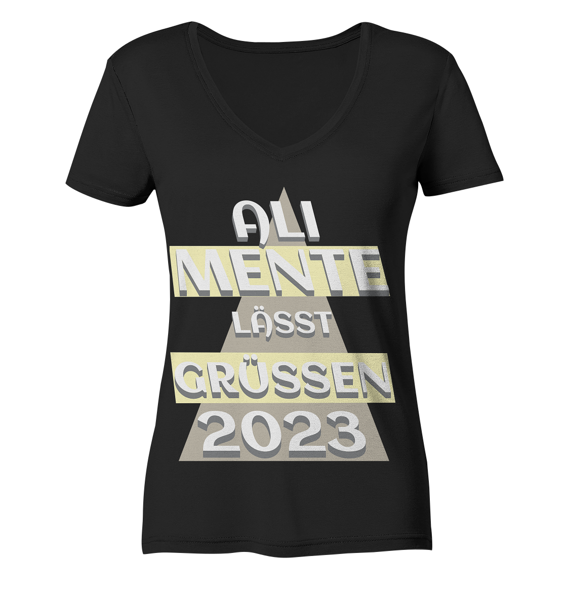 Ali Mente - Ladies Organic V-Neck Shirt