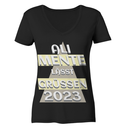 Ali Mente - Ladies Organic V-Neck Shirt