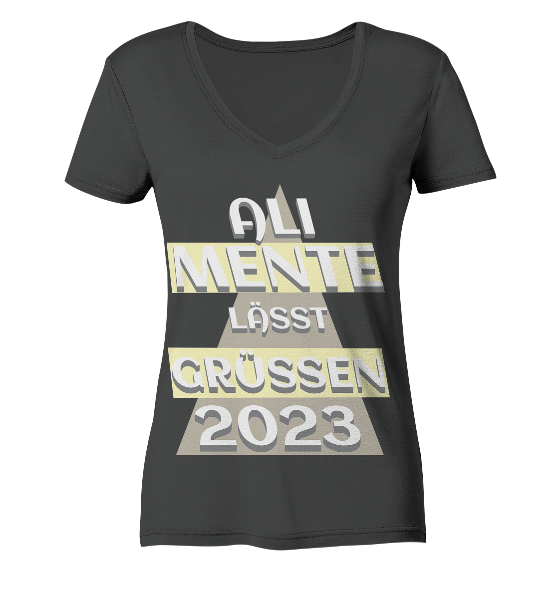 Ali Mente - Ladies Organic V-Neck Shirt