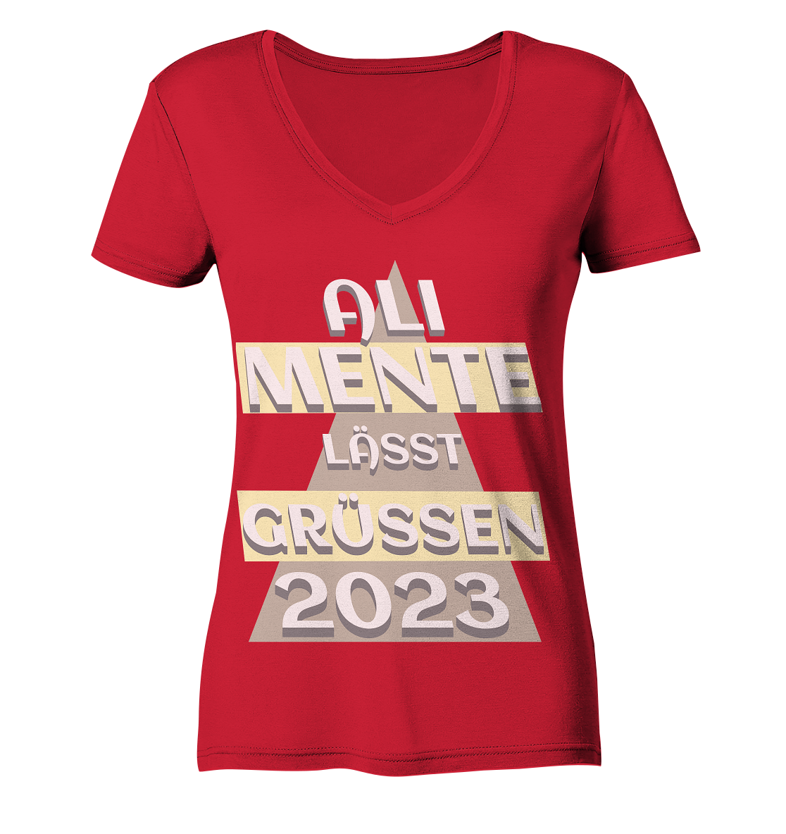 Ali Mente - Ladies Organic V-Neck Shirt