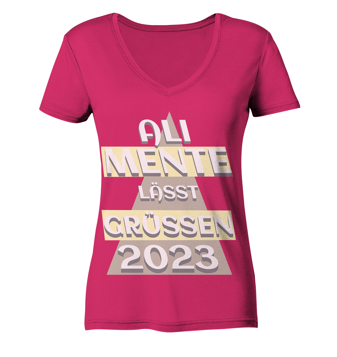 Ali Mente - Ladies Organic V-Neck Shirt