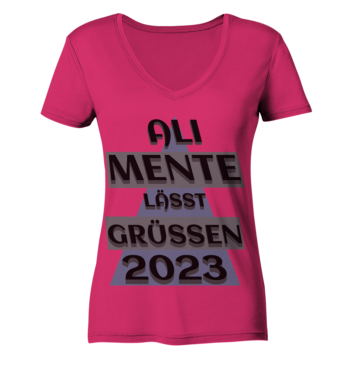 Ali Mente - Damen Organic V-Neck Shirt