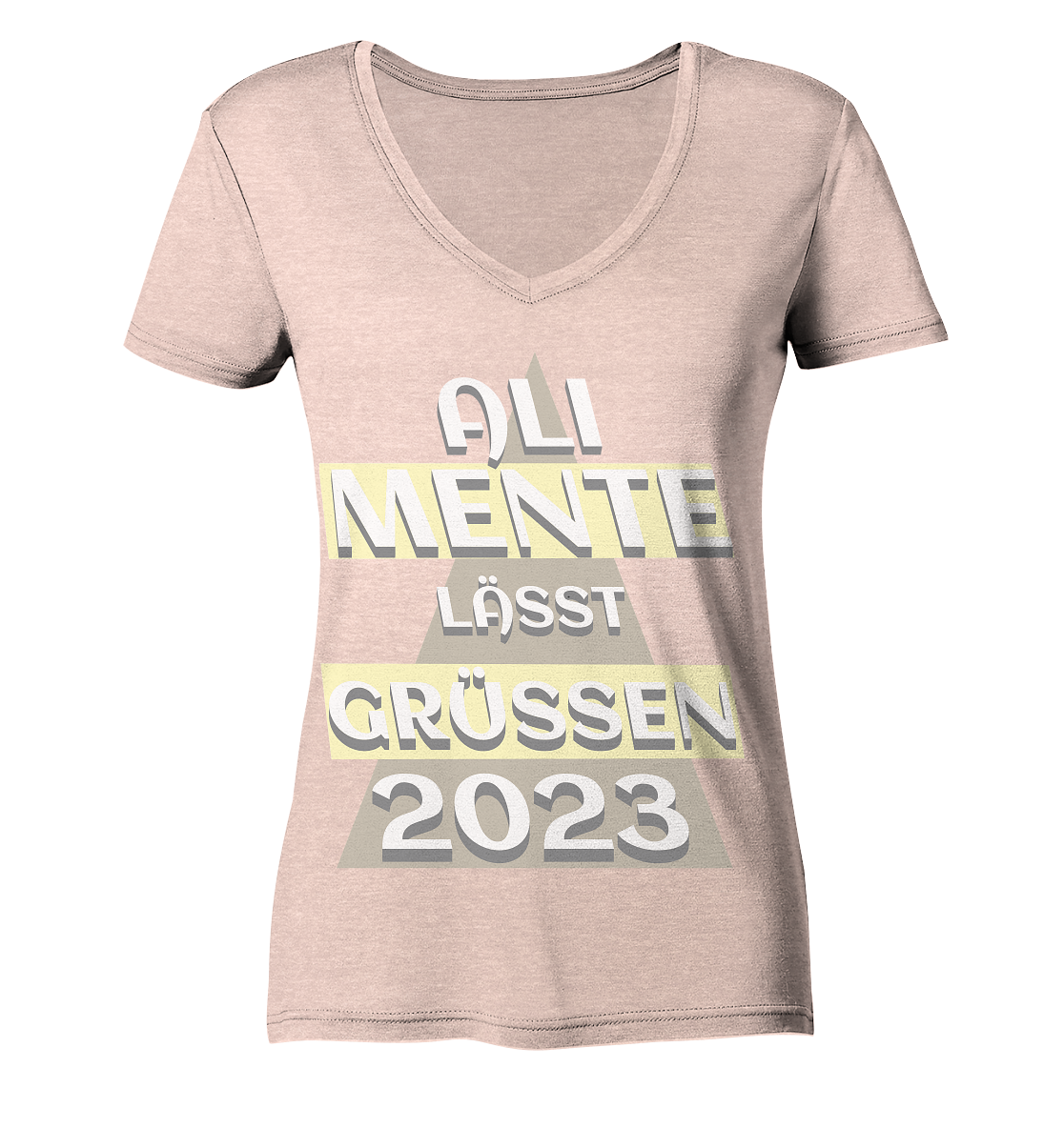 Ali Mente - Ladies Organic V-Neck Shirt