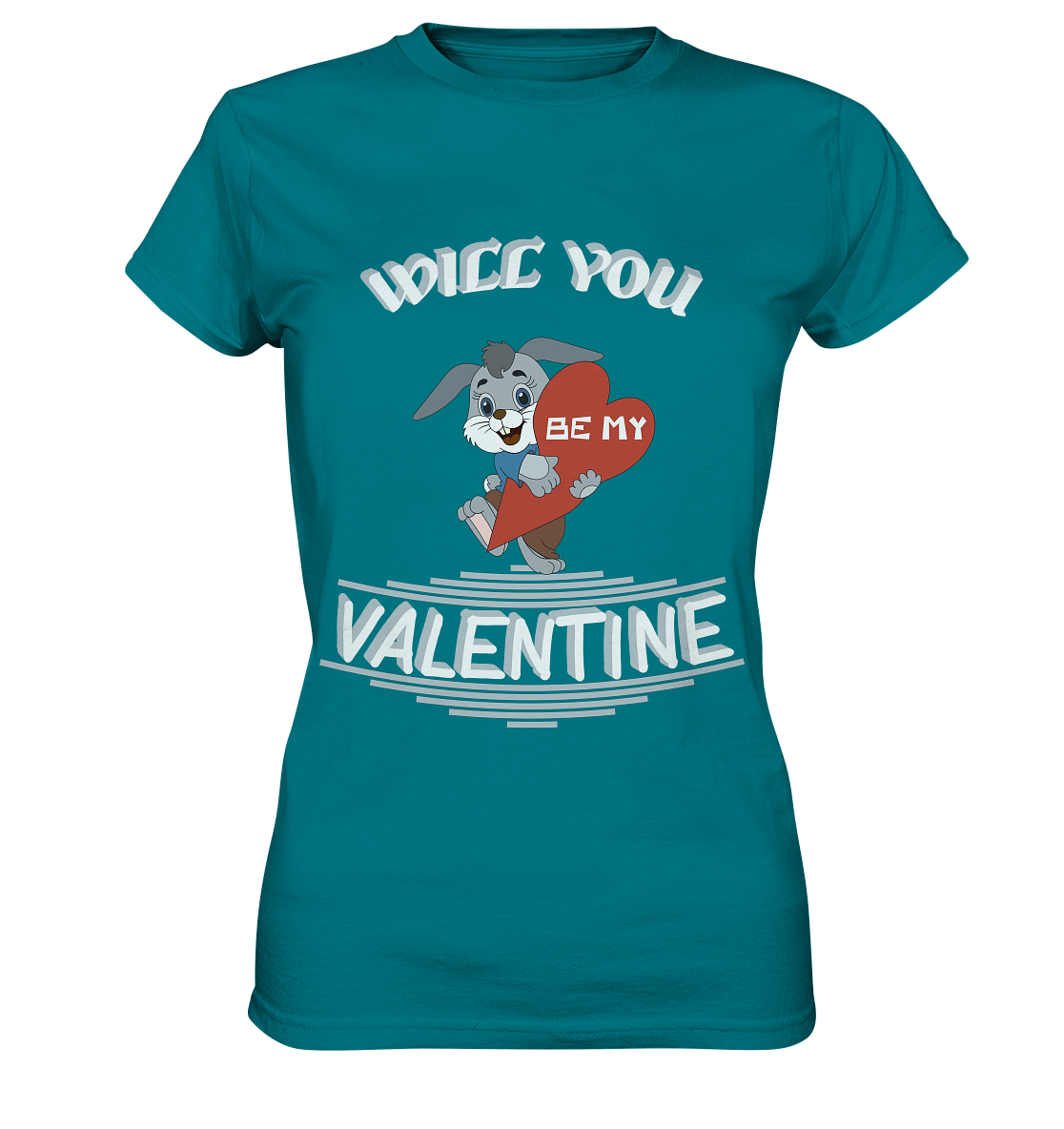 Valentine, Valentinstag am 14. Februar, Geschenkideen - Ladies Premium Shirt