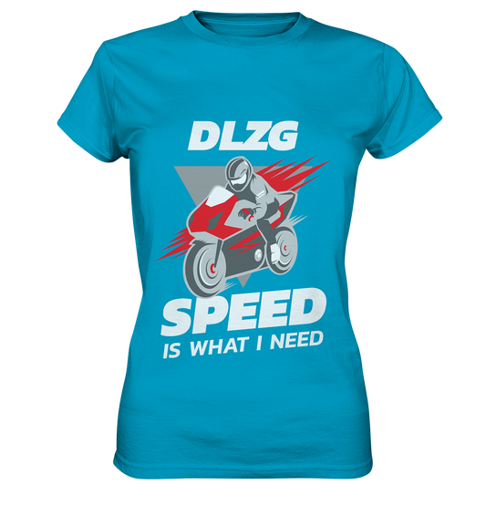 DLzG: Spaß und Action mit Speed- Damen Premium Shirt