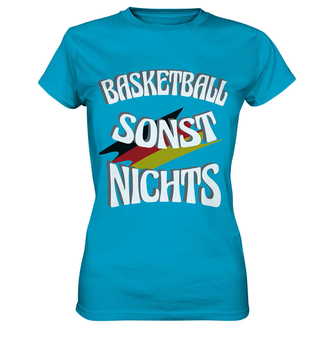 Basketball Fan- Ladies Premium Shirt