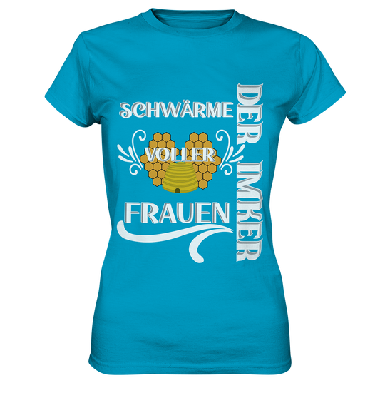 Der Imker, schwärme voller Frauen, Imkerei, Helden, Helles Motiv - Ladies Premium Shirt