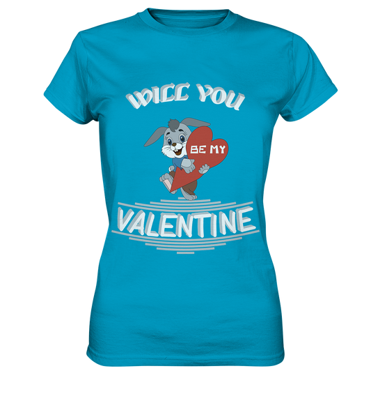 Valentine, Valentinstag am 14. Februar, Geschenkideen - Ladies Premium Shirt