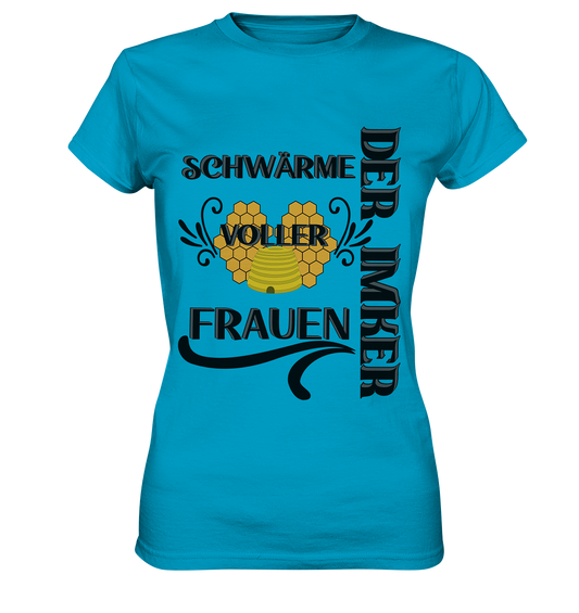 Der Imker, schwärme voller Frauen, Imkerei, Helden, schwarzes Design - Ladies Premium Shirt