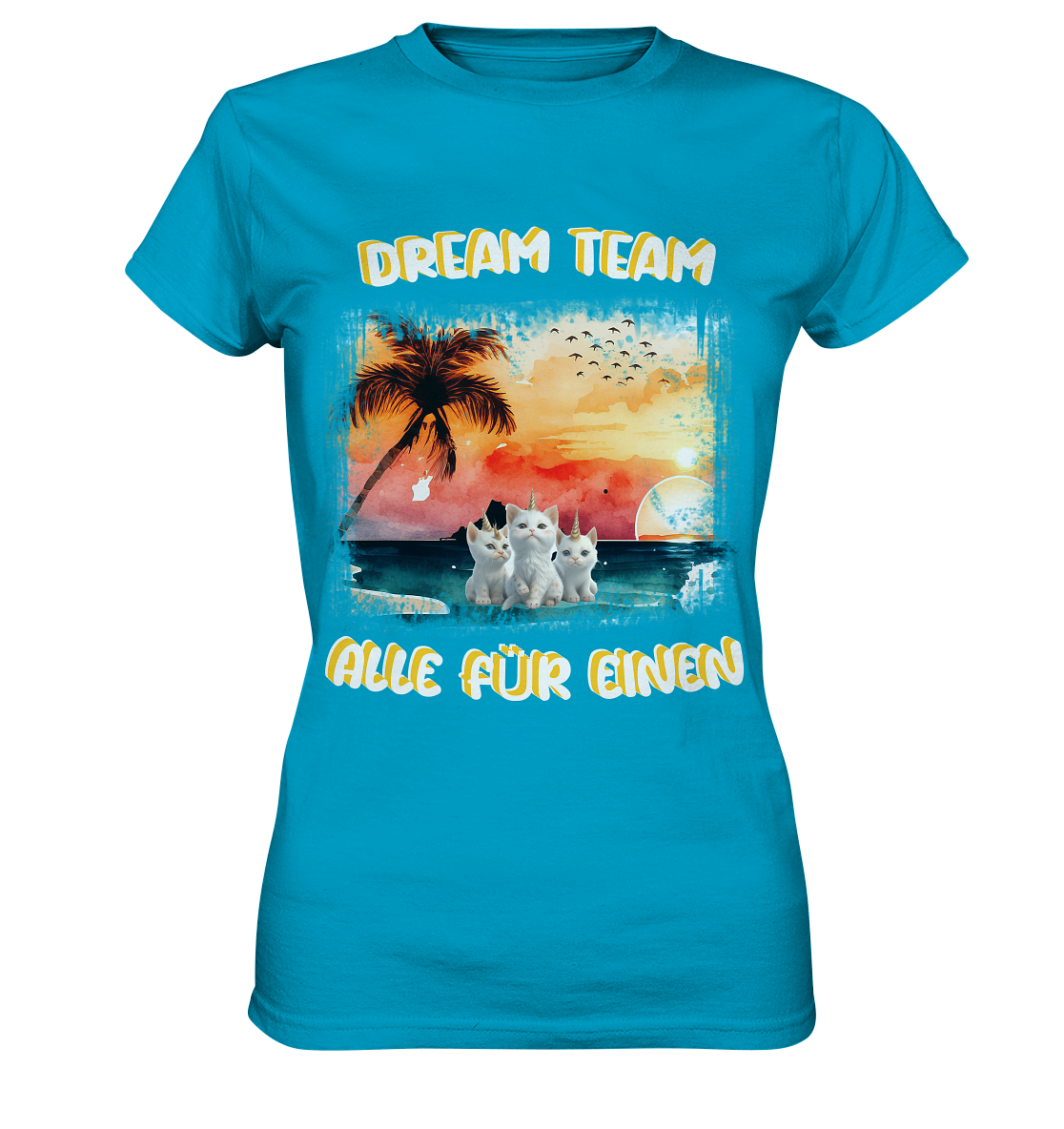 LADIES PREMIUM SHIRT - DREAM TEAM ALLE FÜR EINEN NO 2