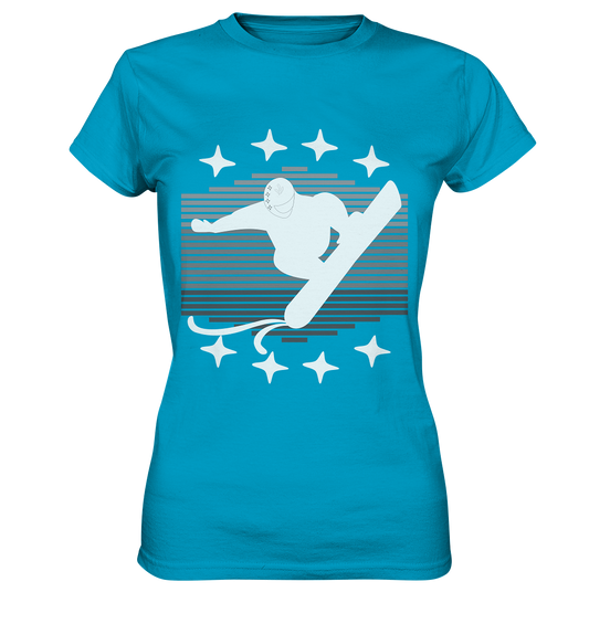 Snowboarder, Apres- Ski, Party danach, Piste - Ladies Premium Shirt