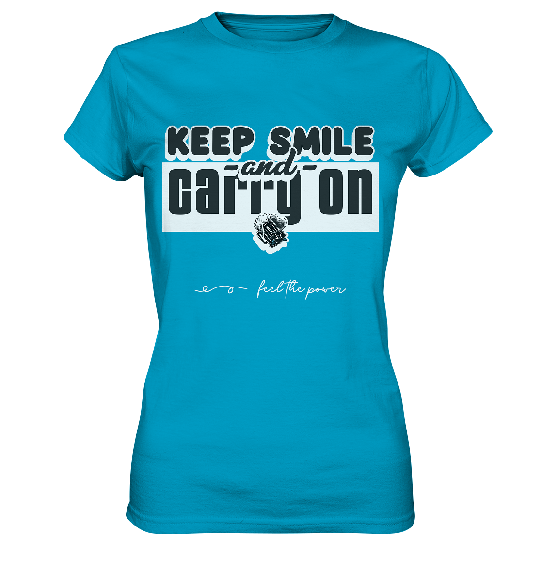 Keep Smile | Damen Premium Shirt