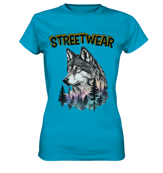 Streetwear Wildlife Design - Ladies Premium Shirt