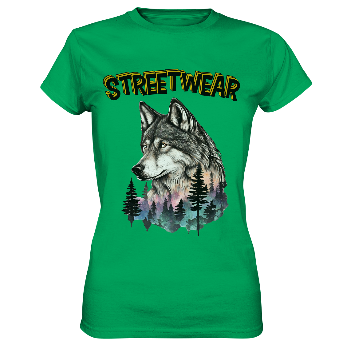 Streetwear Wildlife Design - Ladies Premium Shirt