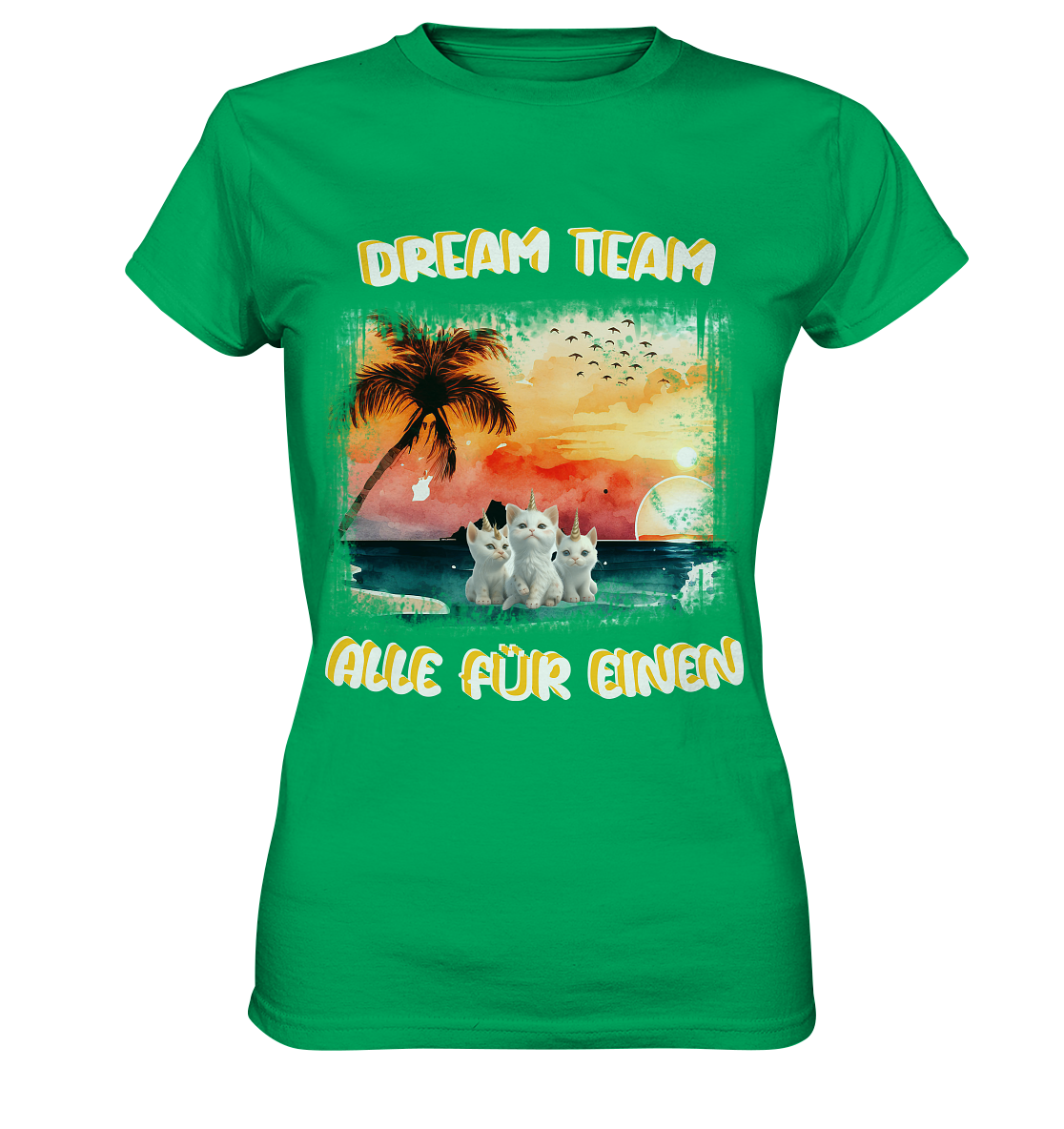 LADIES PREMIUM SHIRT - DREAM TEAM ALLE FÜR EINEN NO 2