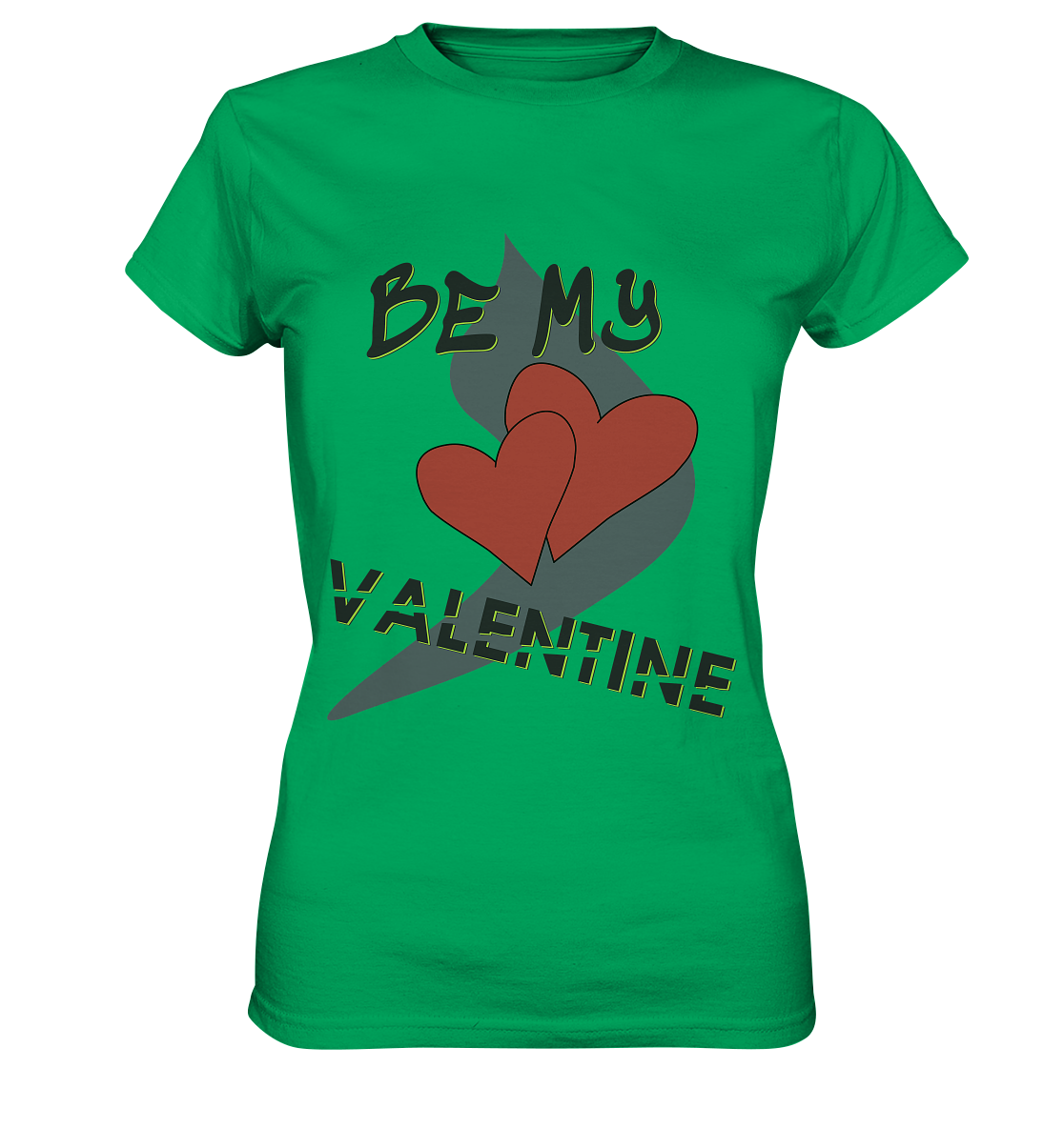 Be my Valentine, Valentinstag, 14. Februar - Ladies Premium Shirt