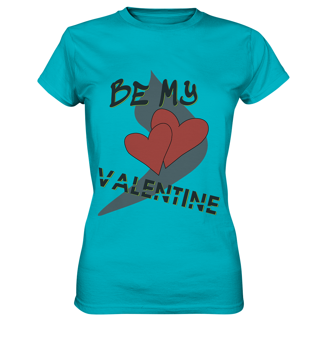 Be my Valentine, Valentinstag, 14. Februar - Ladies Premium Shirt