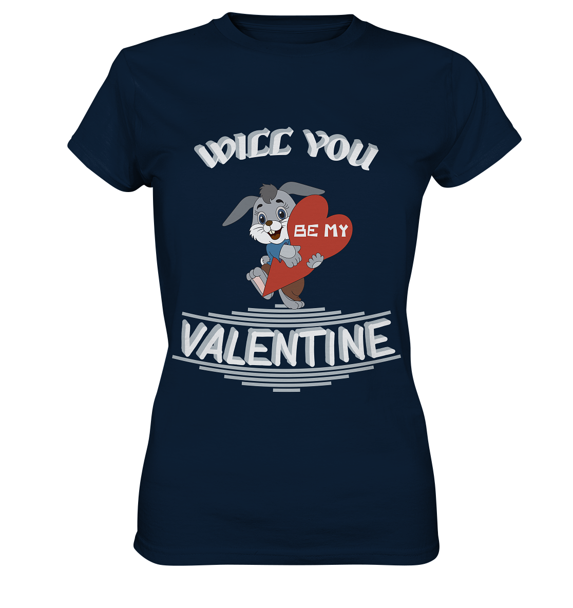 Valentine, Valentinstag am 14. Februar, Geschenkideen - Ladies Premium Shirt