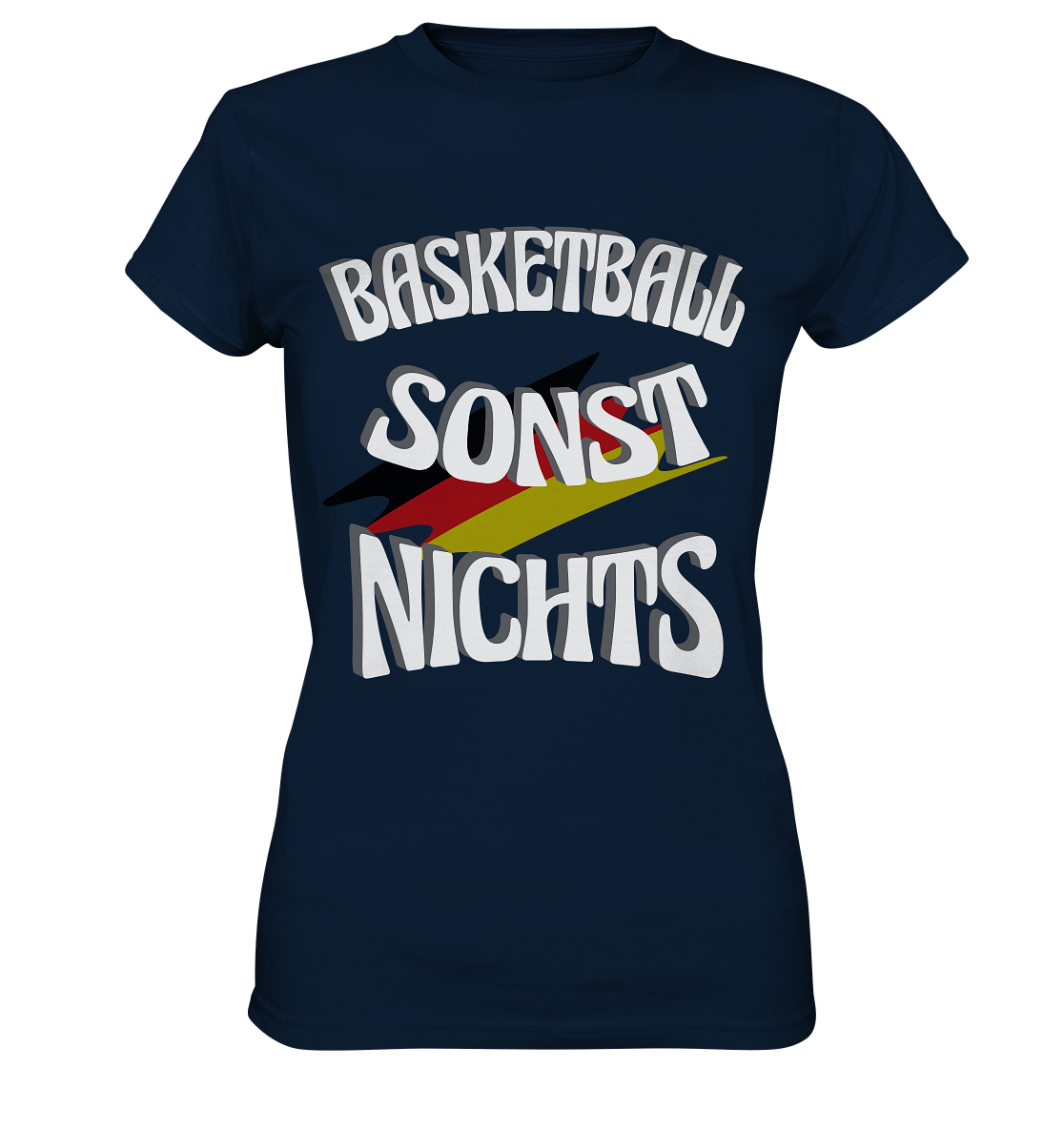 Basketball Fan- Ladies Premium Shirt