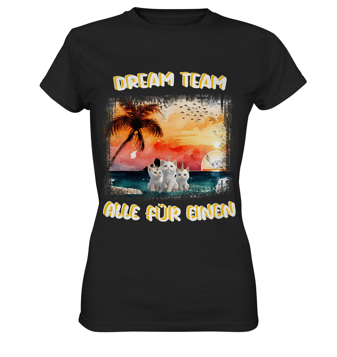 LADIES PREMIUM SHIRT - DREAM TEAM ALLE FÜR EINEN NO 2