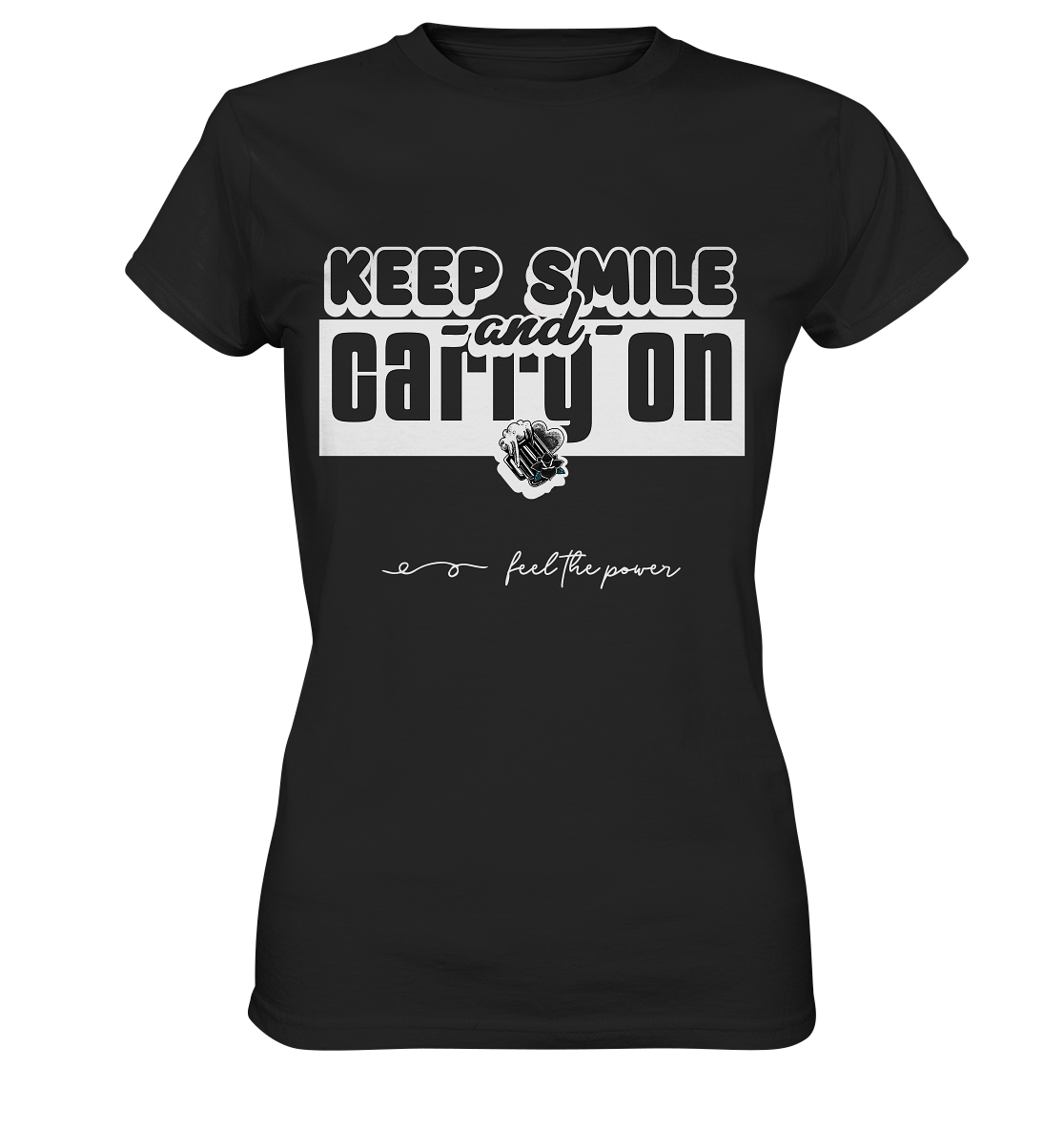 Keep Smile | Damen Premium Shirt