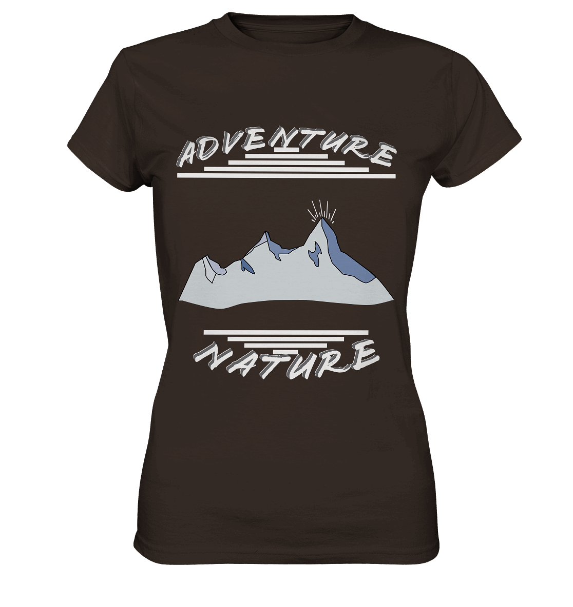 Adventure Nature, Abenteuer Natur, Camping, Geocaching - Ladies Premium Shirt