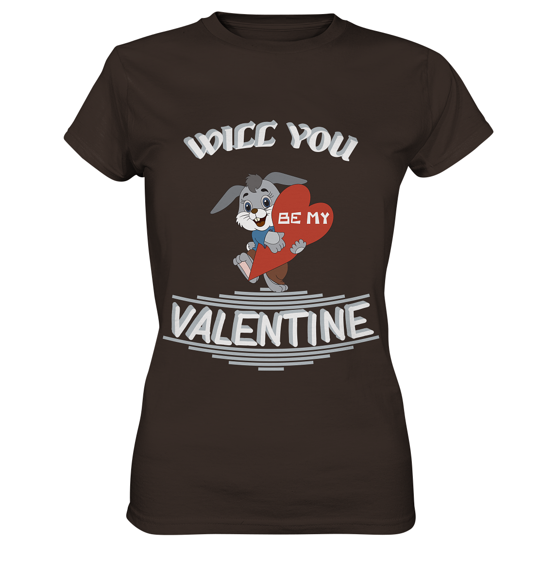 Valentine, Valentinstag am 14. Februar, Geschenkideen - Ladies Premium Shirt