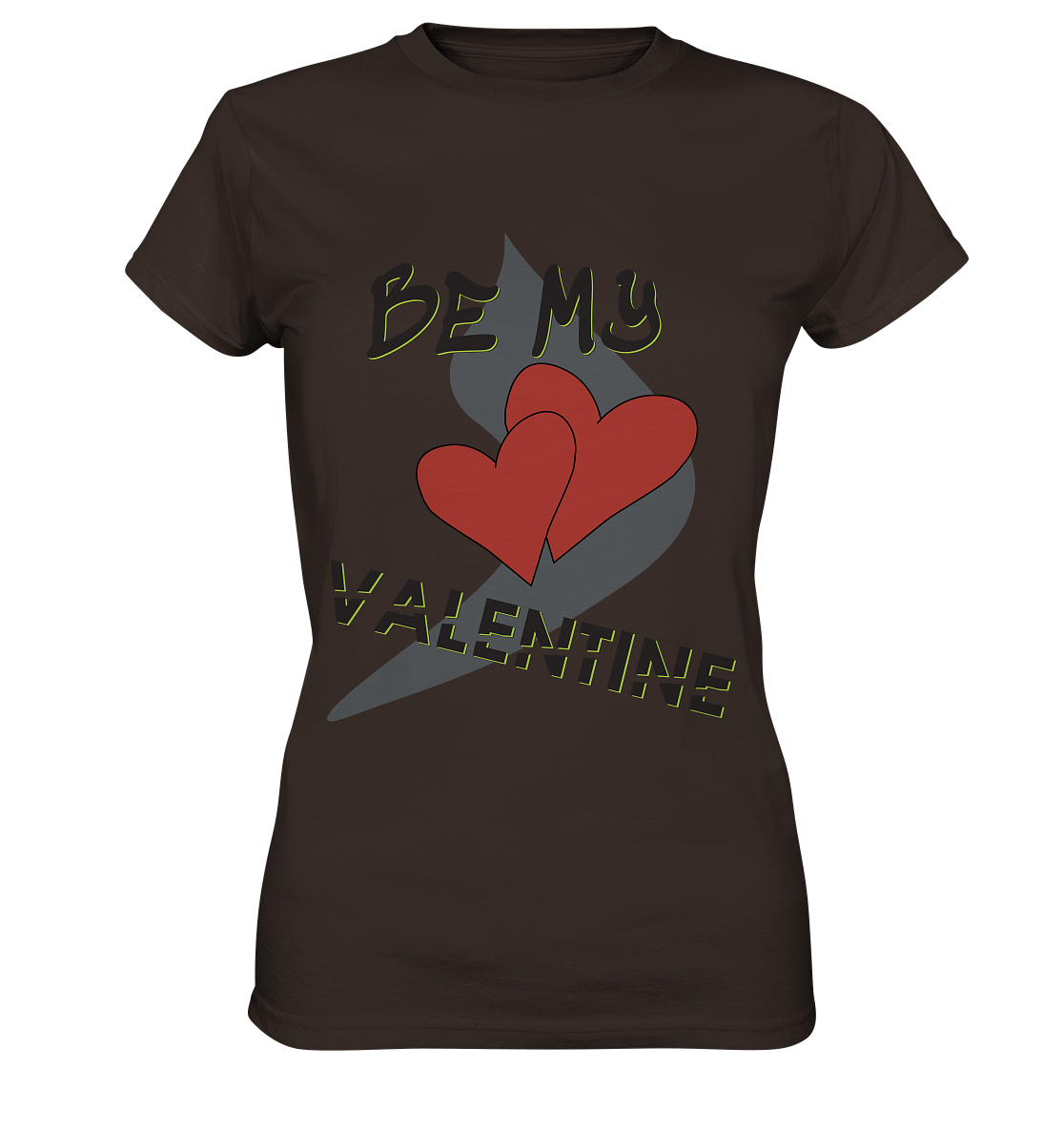 Be my Valentine, Valentinstag, 14. Februar - Ladies Premium Shirt